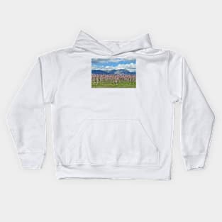 mountain garden Kids Hoodie